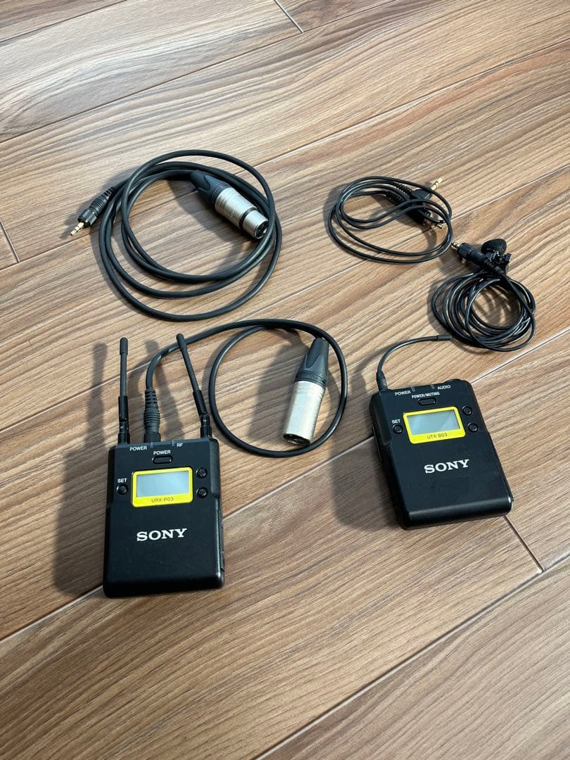 SONY UTX-B03 URX-P03 ワイヤレスシステム