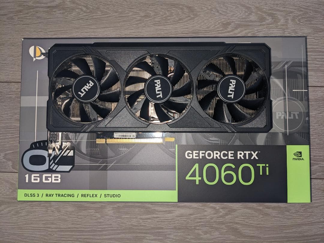 Palit GeforceRTX4060Ti 16GB グラフィックボード