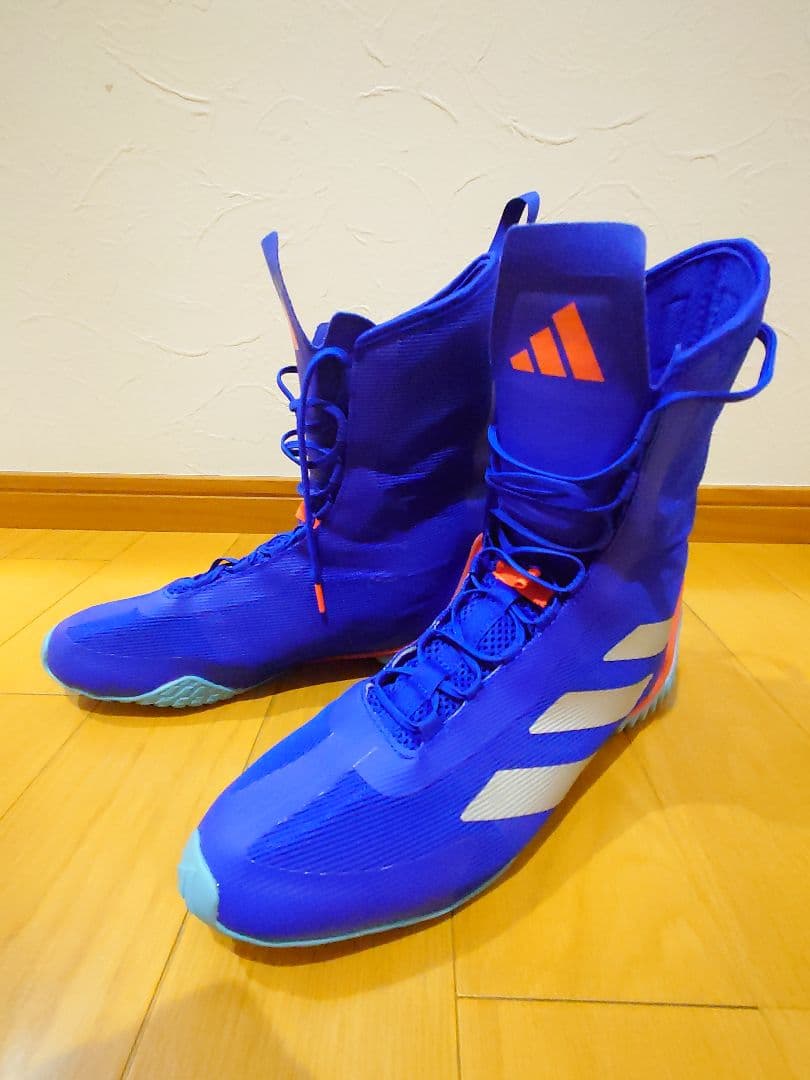 adidas 青 ハイカット ボクシングシューズ SPEEDEX ULTRA