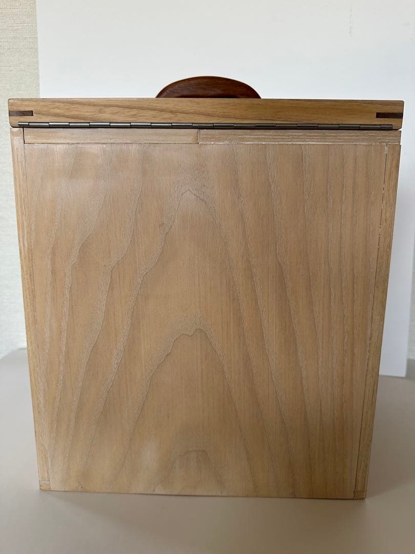 オーダー　コスメボックス　タモ×ウォールナッツ