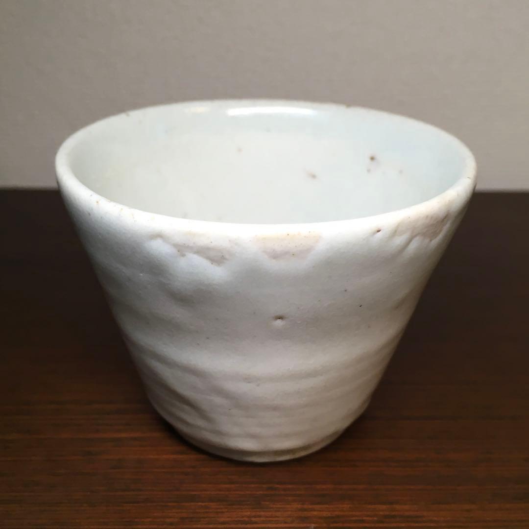 骨董　アンティーク　古伊万里　白磁　蕎麦猪口　酒器　初期　無傷　そば猪口