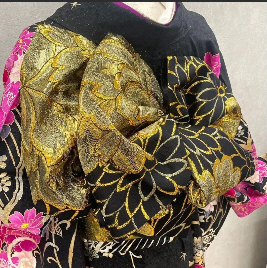 ＊振袖6点➕1点　セット＊ 正絹フルセット中古美品【身長155~170cm】