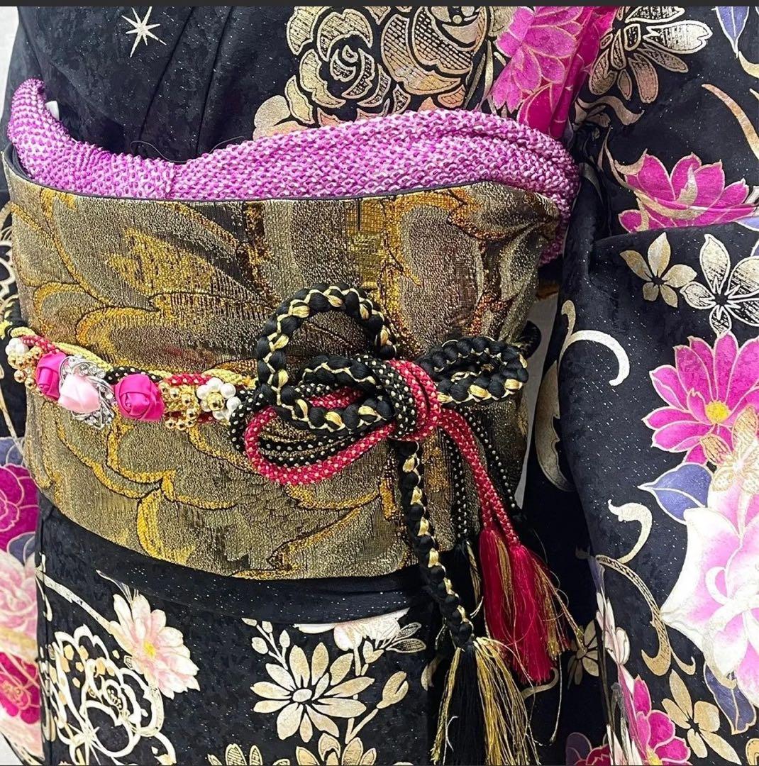 ＊振袖6点➕1点　セット＊ 正絹フルセット中古美品【身長155~170cm】