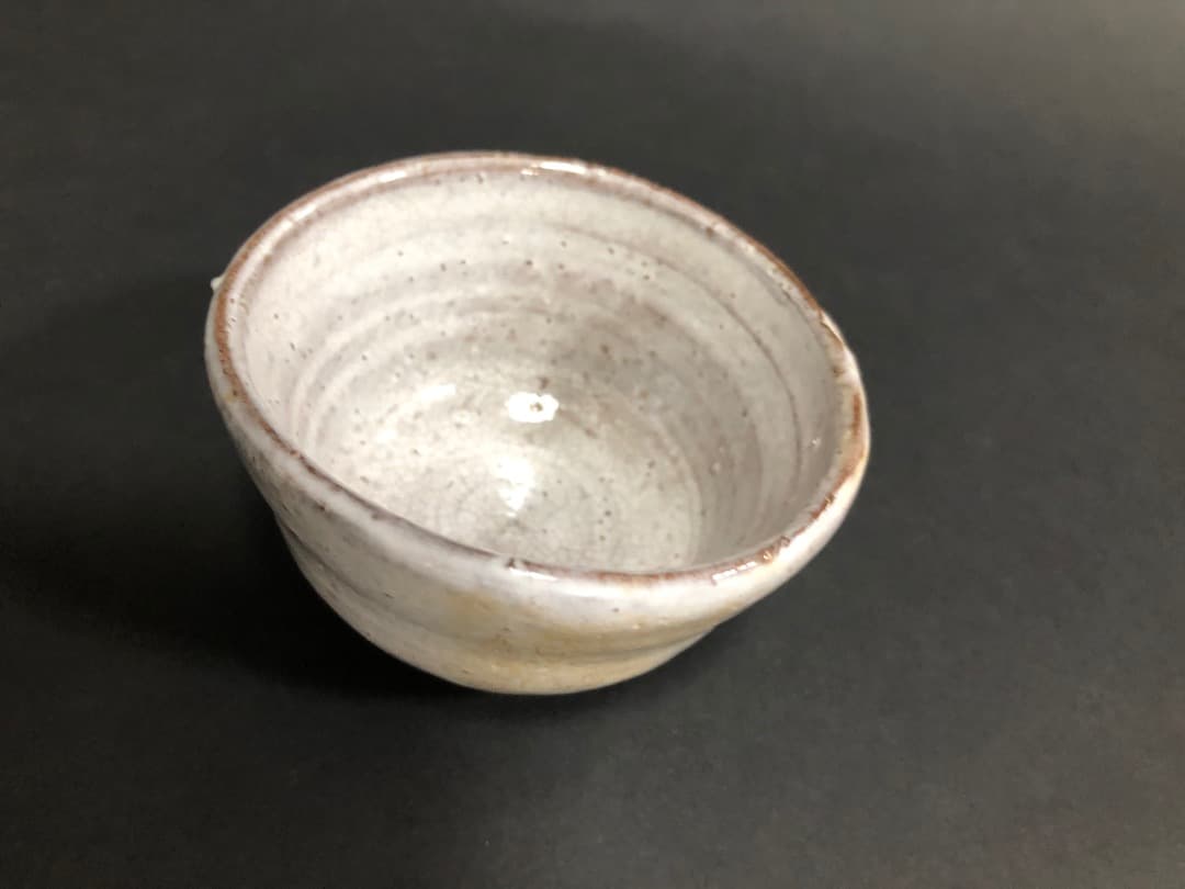 人間国宝　十代　三輪休雪（休和）萩焼　ぐい呑　酒盃　酒器　茶道具