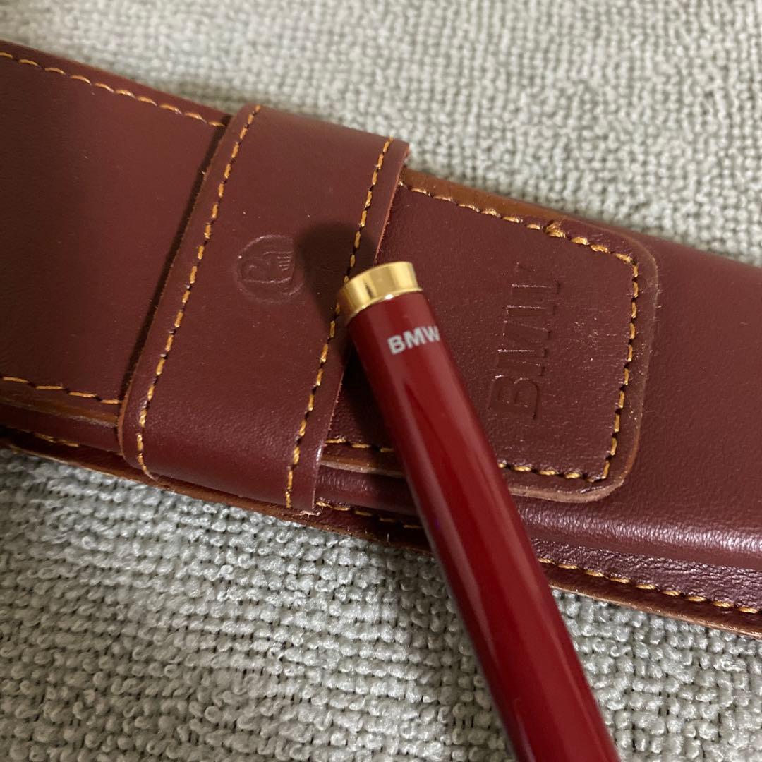 ペリカン　BMWコラボ　万年筆　ボールペン　レザーペンケース　3点セット