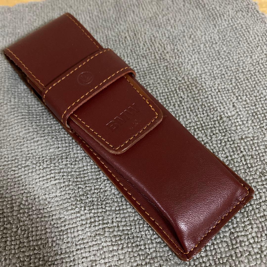 ペリカン　BMWコラボ　万年筆　ボールペン　レザーペンケース　3点セット