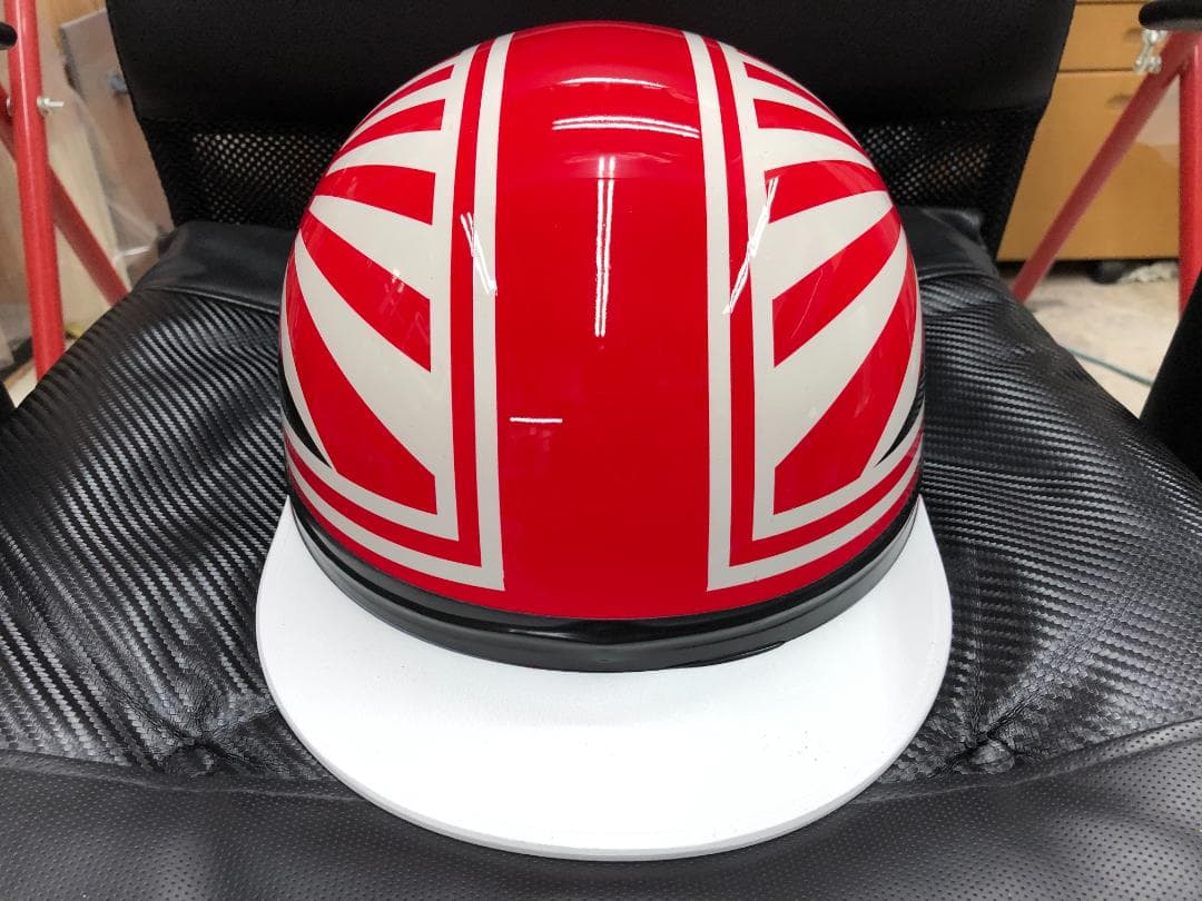 コルク半　カスタム　富士日章　三つボタン　赤白　文字無　高級クリヤ送料無料