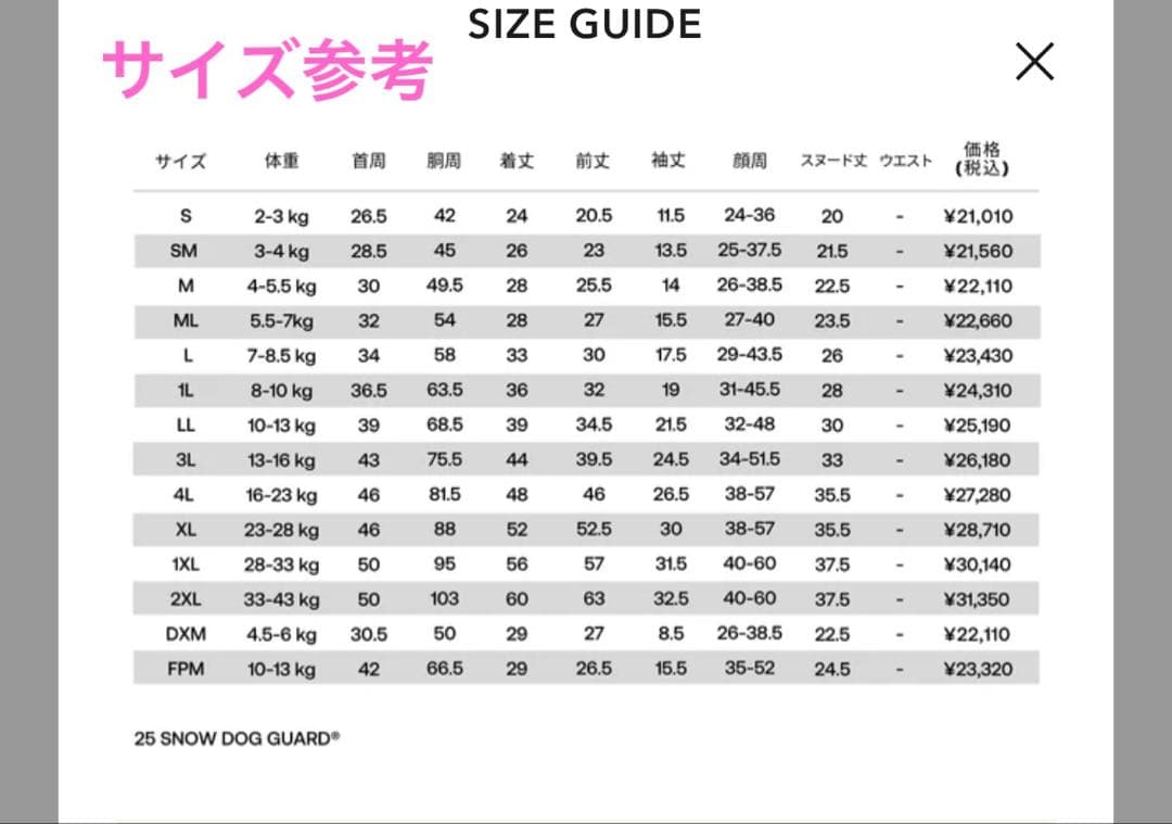 ALPHAICON スノードックガード　サイズS