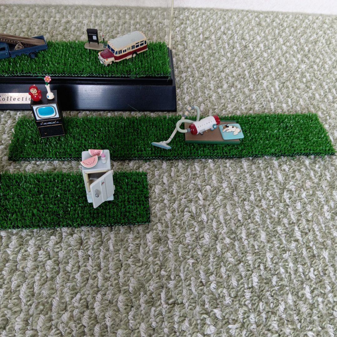 グリコ、明治製菓レトロミニチュアコレクション 12点セット　ディスプレイケース付