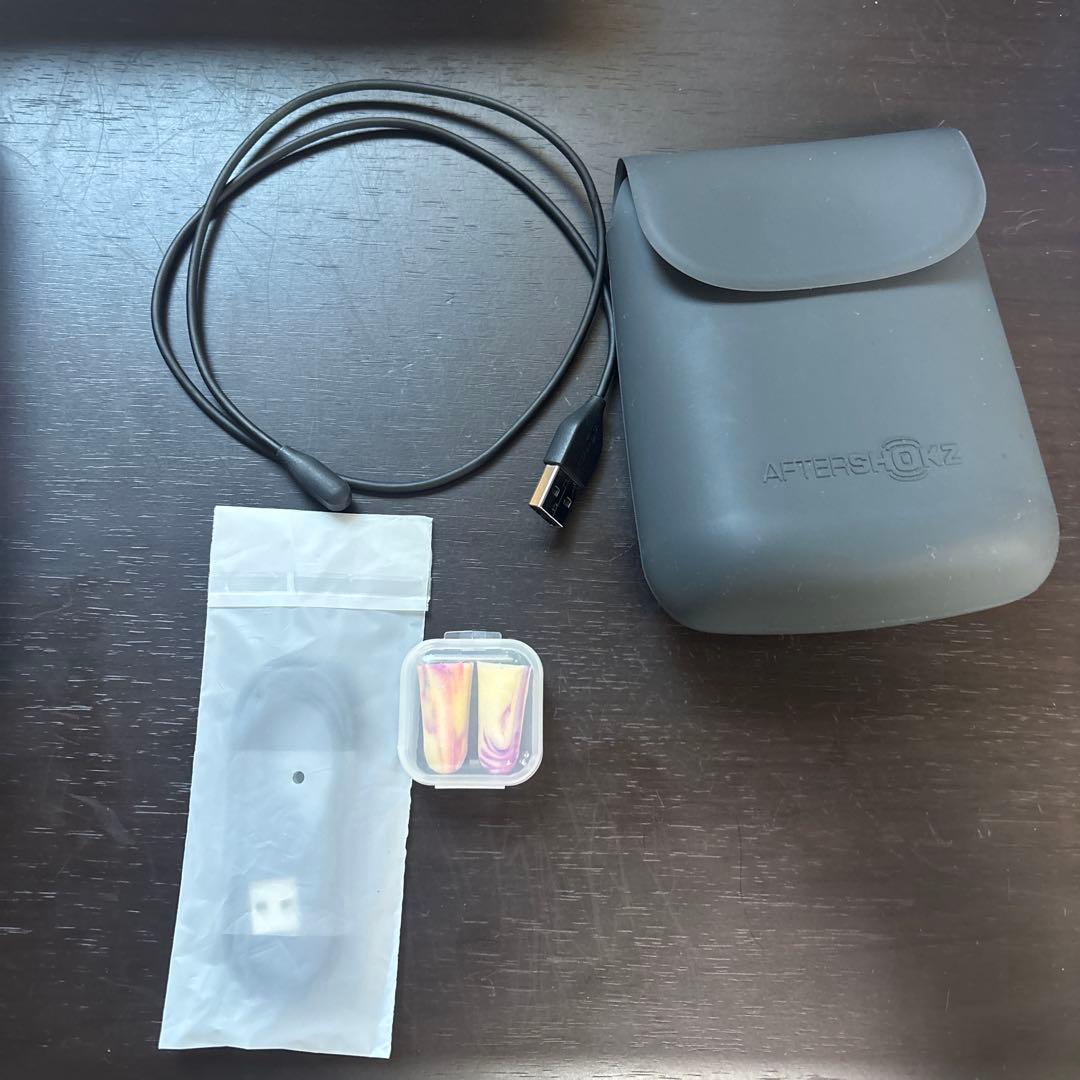 Aftershokz Aeropex レッド 骨伝導イヤホン