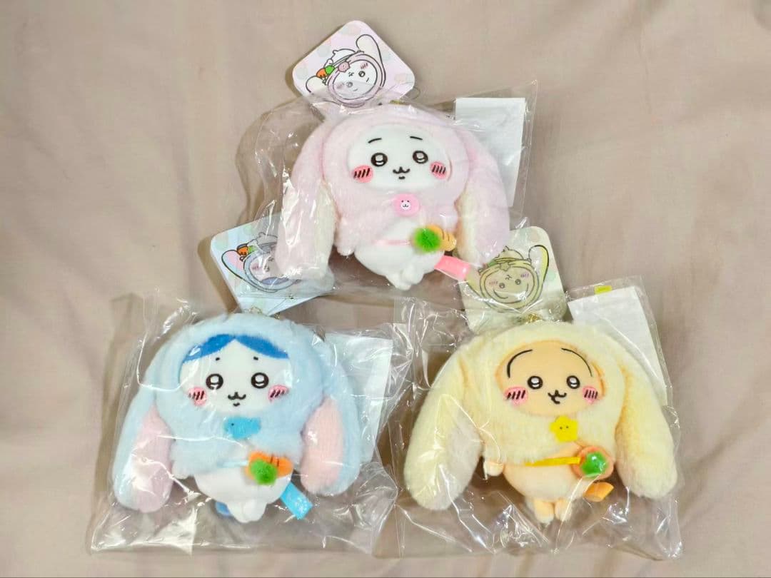 台湾限定　ちいかわ　うさぎ　ハチワレ　ロップイヤーなマスコット