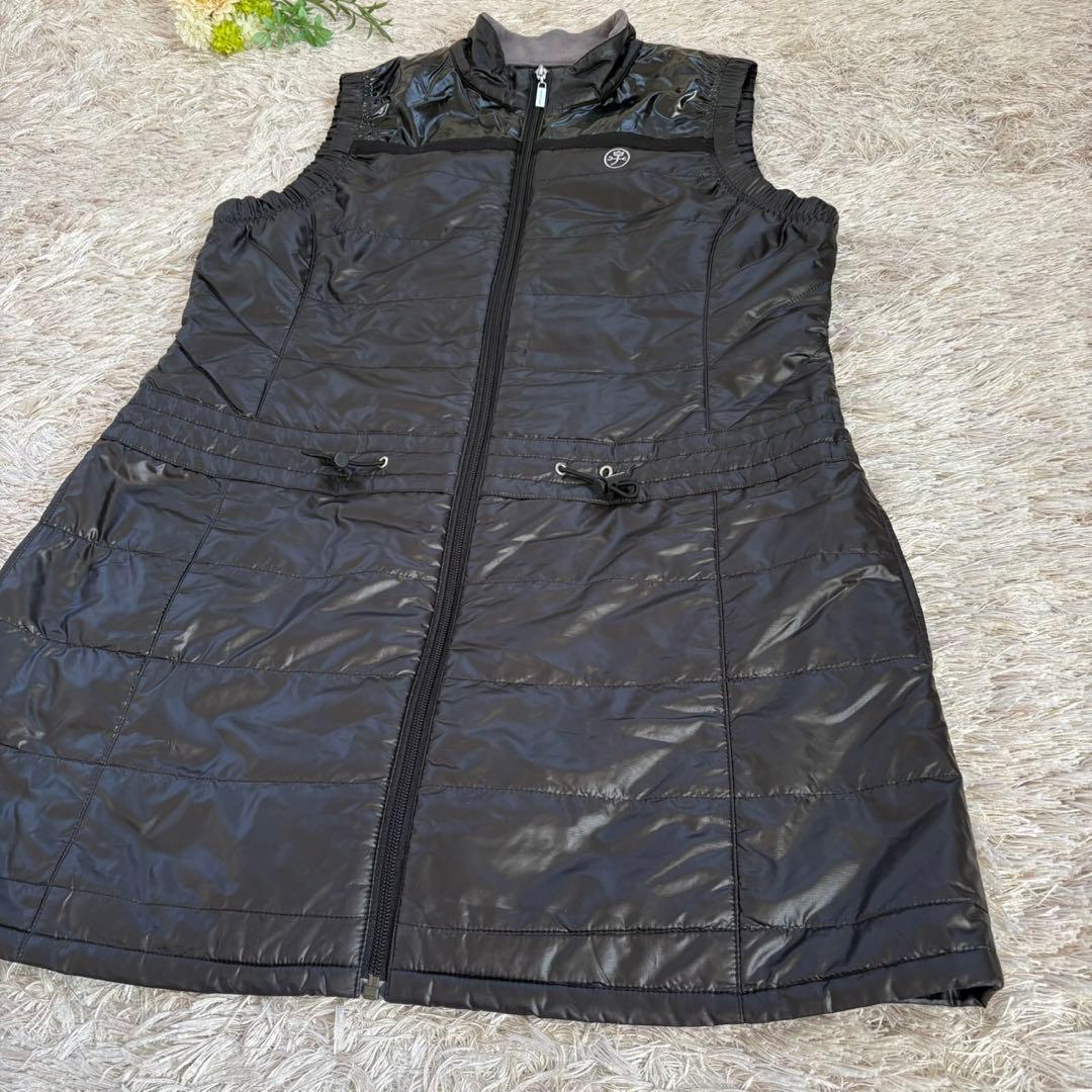 美品✨CASTELBAJAC ゴルフウェア ノースリーブワンピース 黒 44