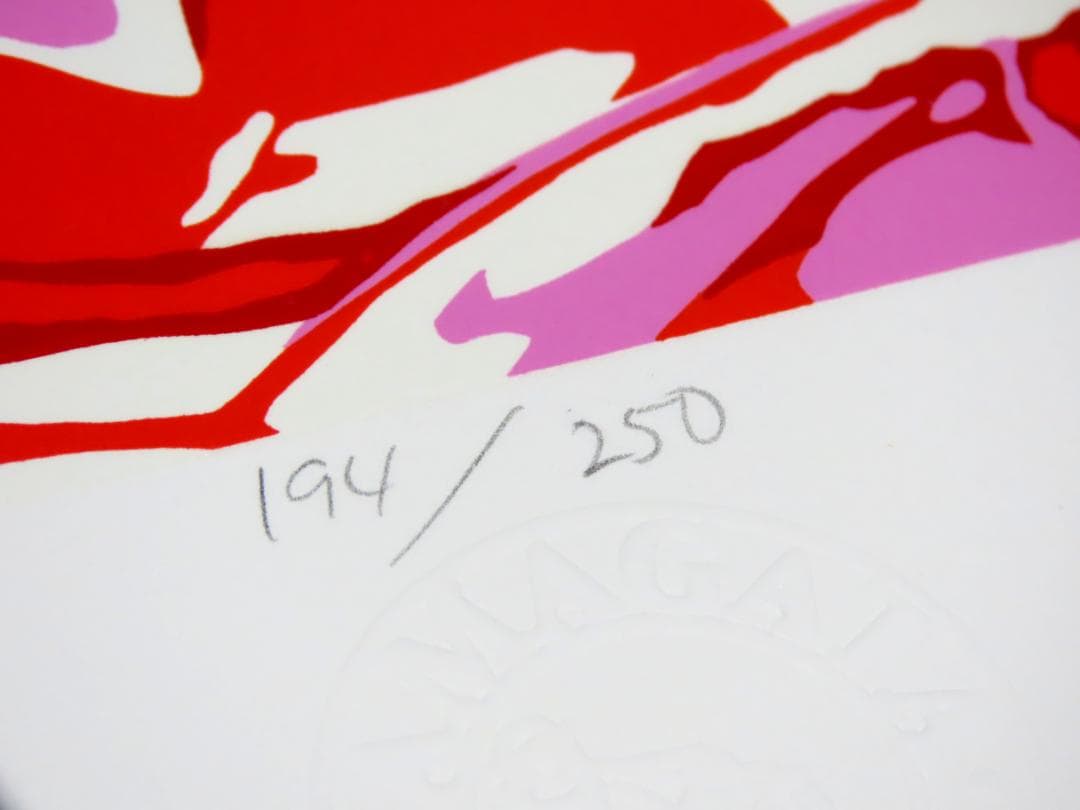 【ヒロ・ヤマガタ】　ハイビスカス　シルクスクリーンシート　山形博導