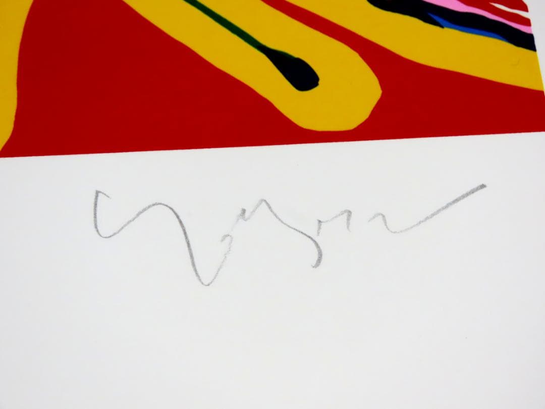 【ヒロ・ヤマガタ】　ハイビスカス　シルクスクリーンシート　山形博導