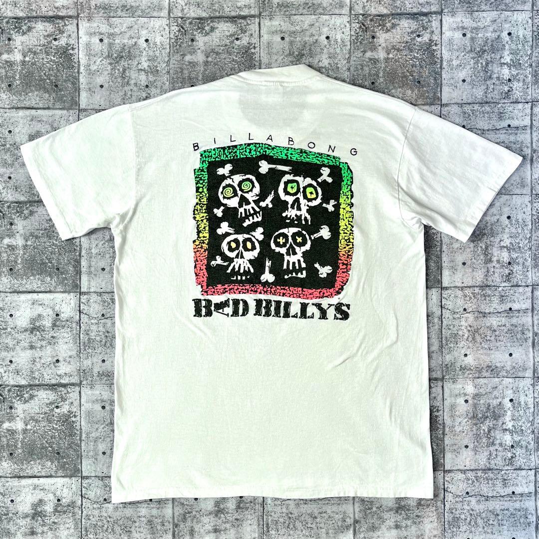 80s BAD BILLYS バッドビリー BILLABONG T USA製 L