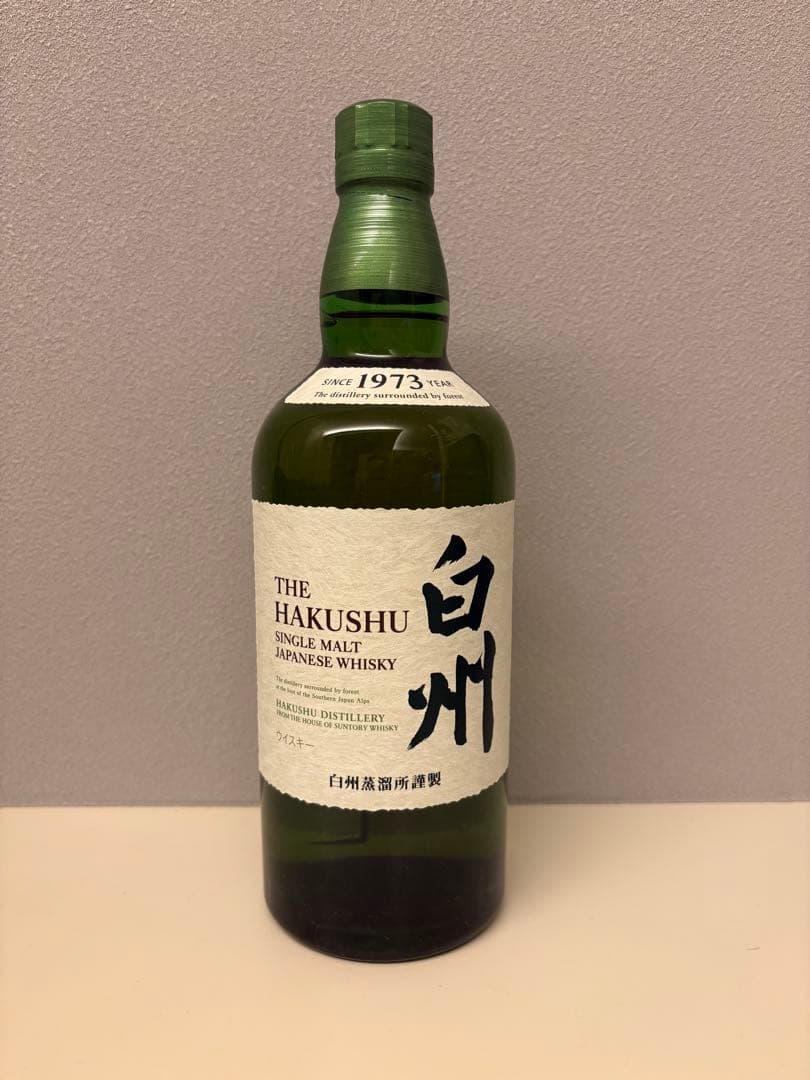 新品未開封　サントリー 白州　シングルモルトウイスキー　700ml