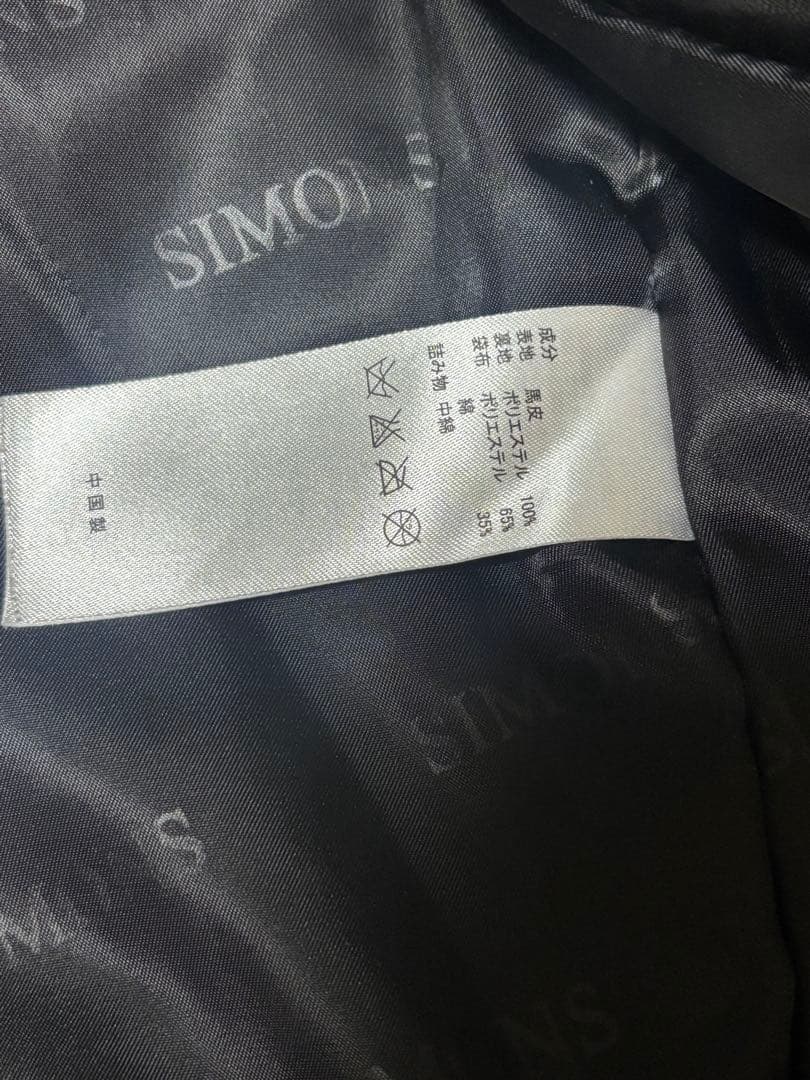 ホースレザー　SIMONS製 シモンズ　ライダース　茶芯　L タロンジップ　馬革