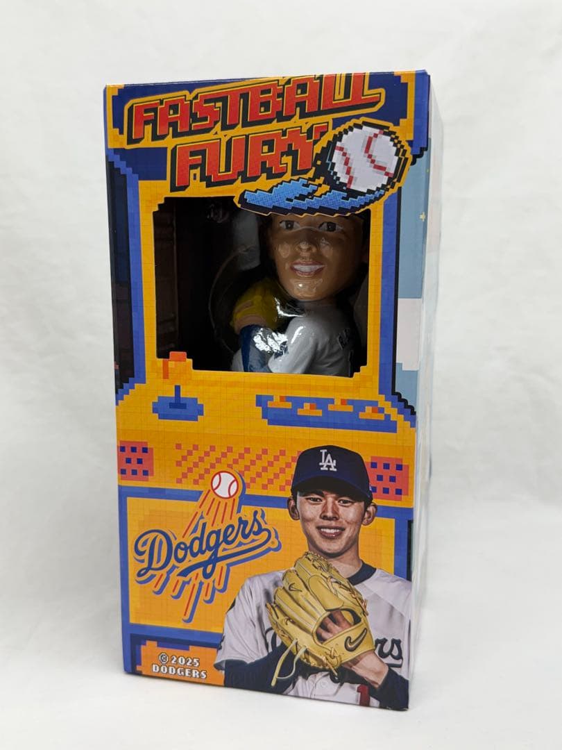 【ドジャースタジアム限定】8/4 限定 佐々木朗希　記念 ボブルヘッド