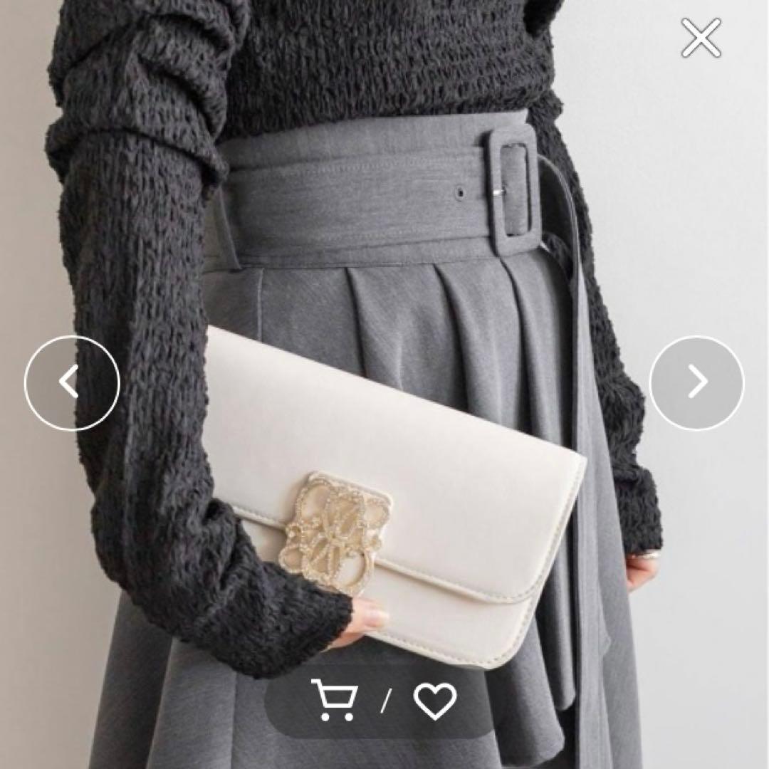 RANDAモノグラムビジューマルチWAYレクタングルバッグ