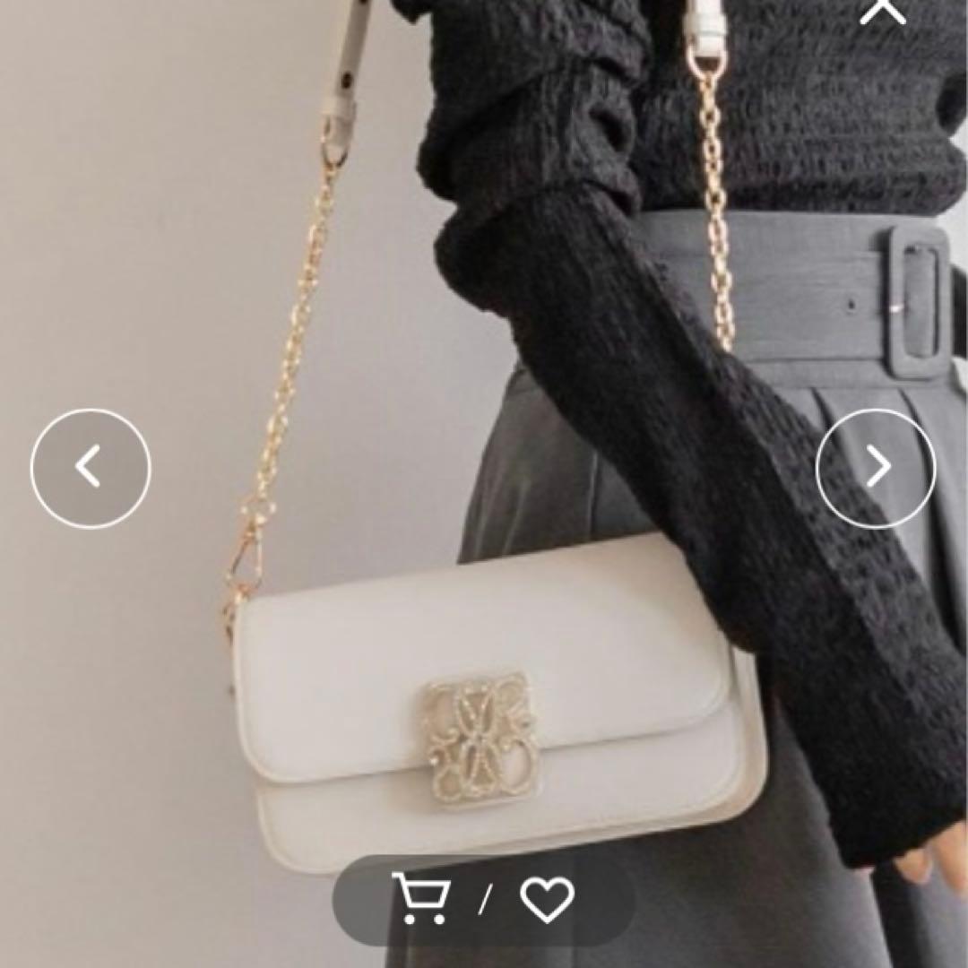 RANDAモノグラムビジューマルチWAYレクタングルバッグ