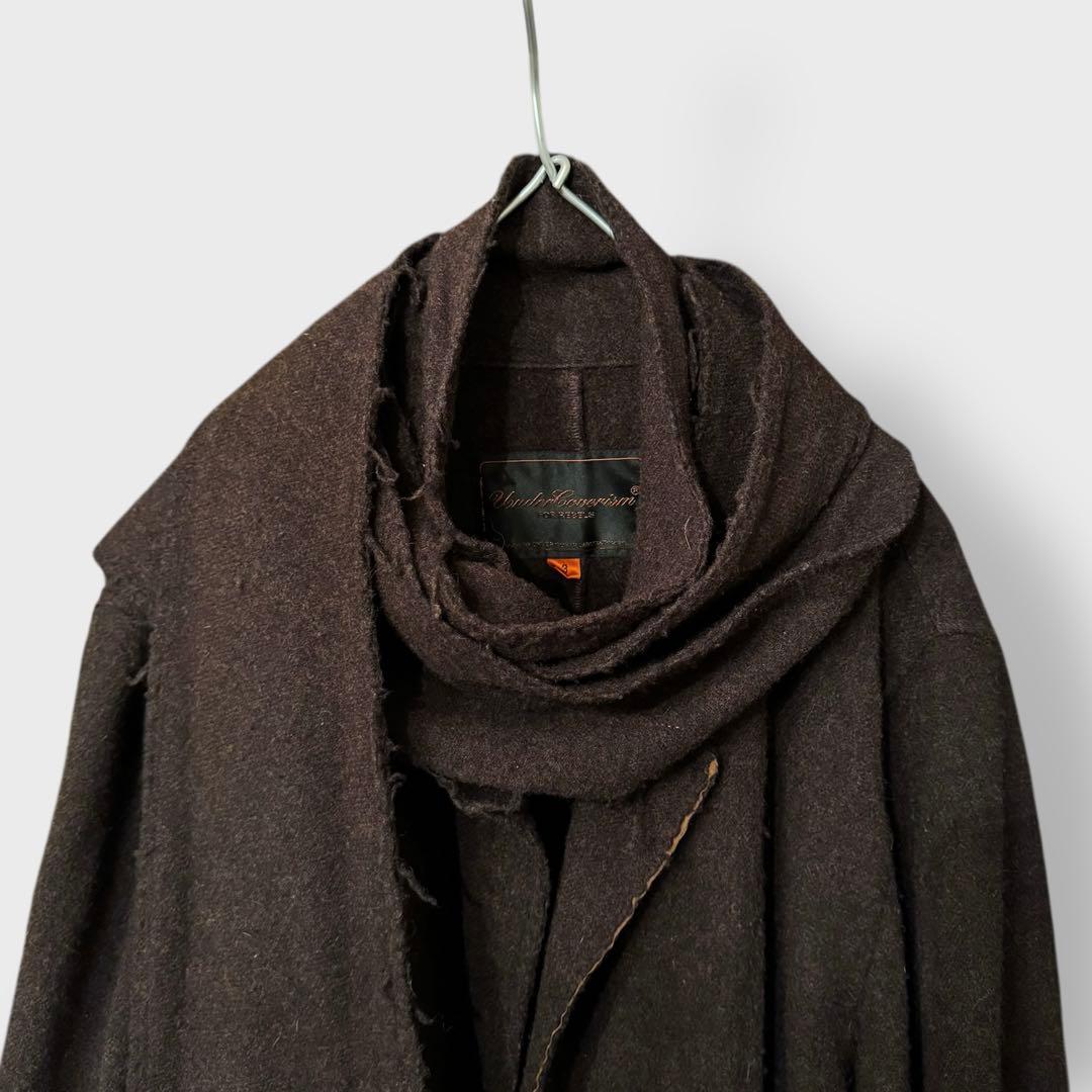 UNDERCOVER 06AW guruguru期 ウール縮絨ロングカーディガン