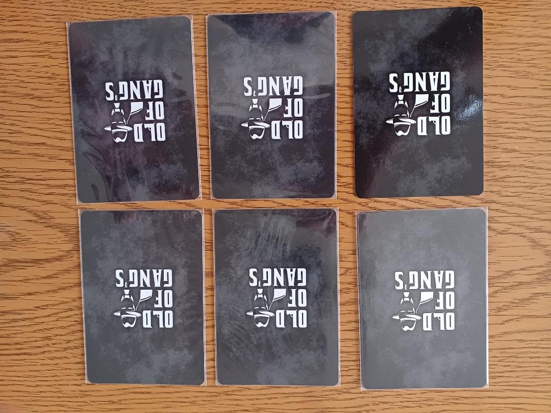 旧ギャング キャラクターカード 6枚セット