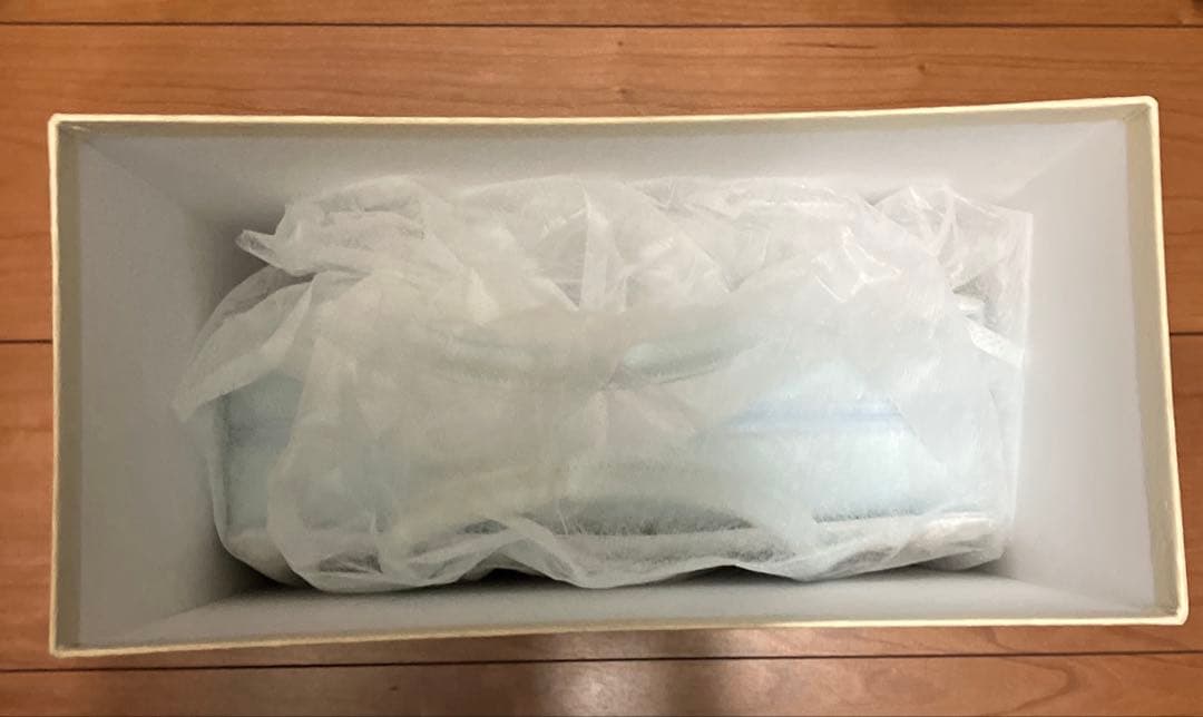 和装用バッグ 花柄ホワイト×水色