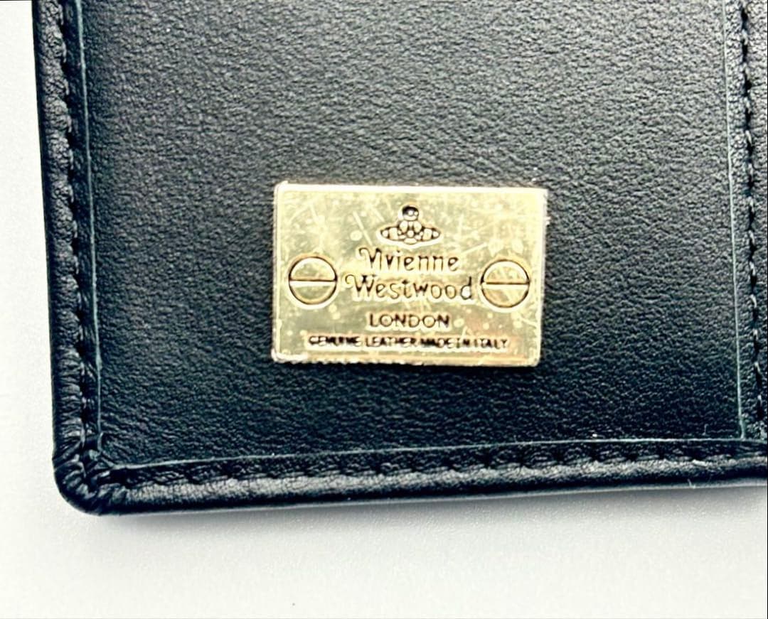 【新品✦人気】Vivienne Westwood 三つ折り財布 黒 ブラック