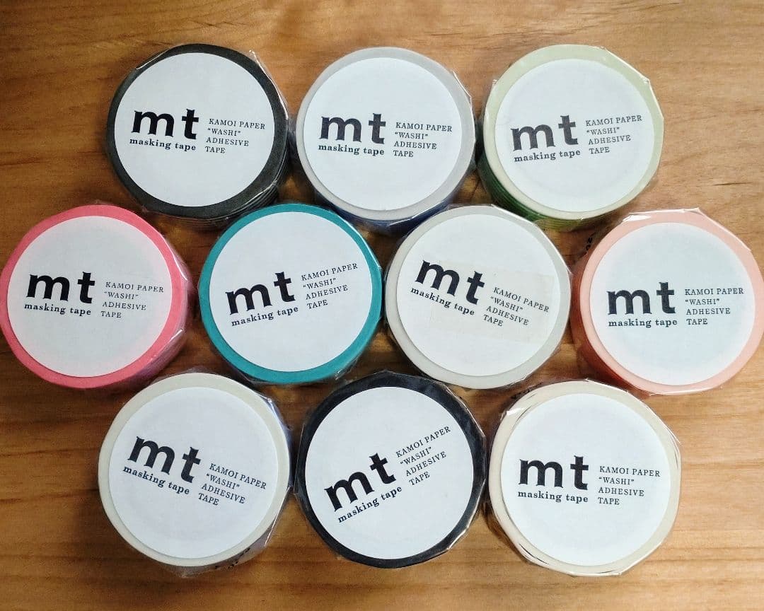 914.新品　mt　マスキングテープ　廃盤ボーダー　40個