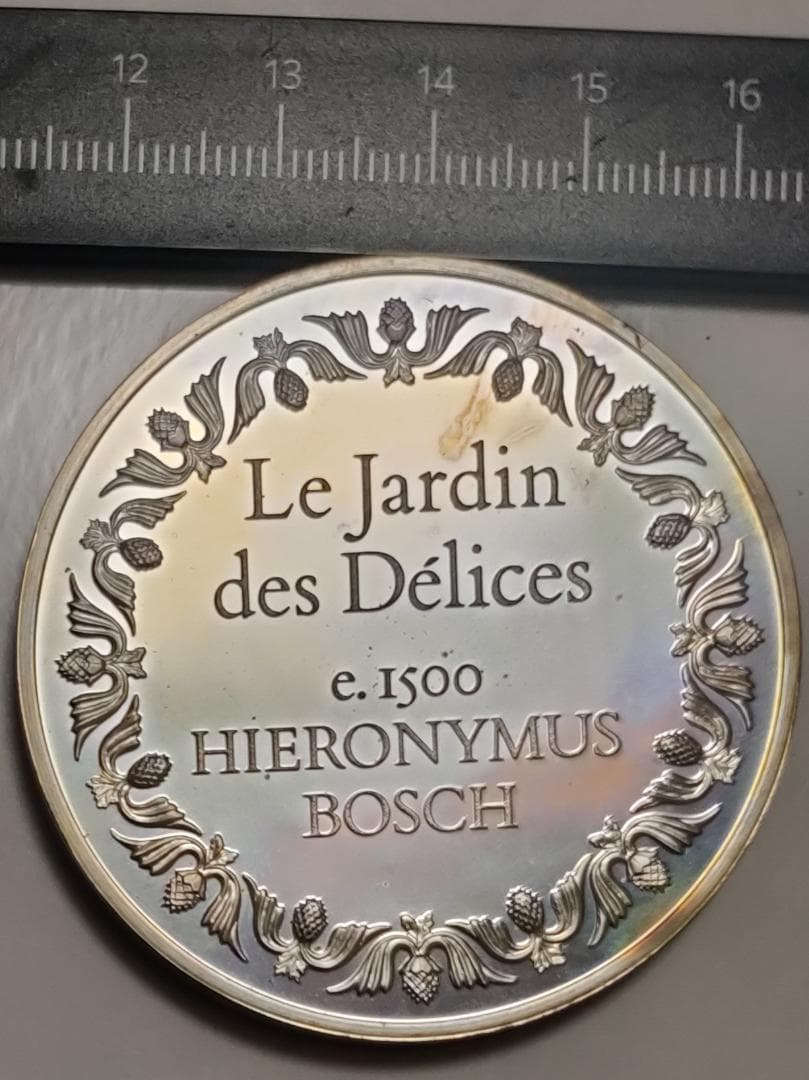 Franklin Mint フランスの銀貨 Jardin des Délices