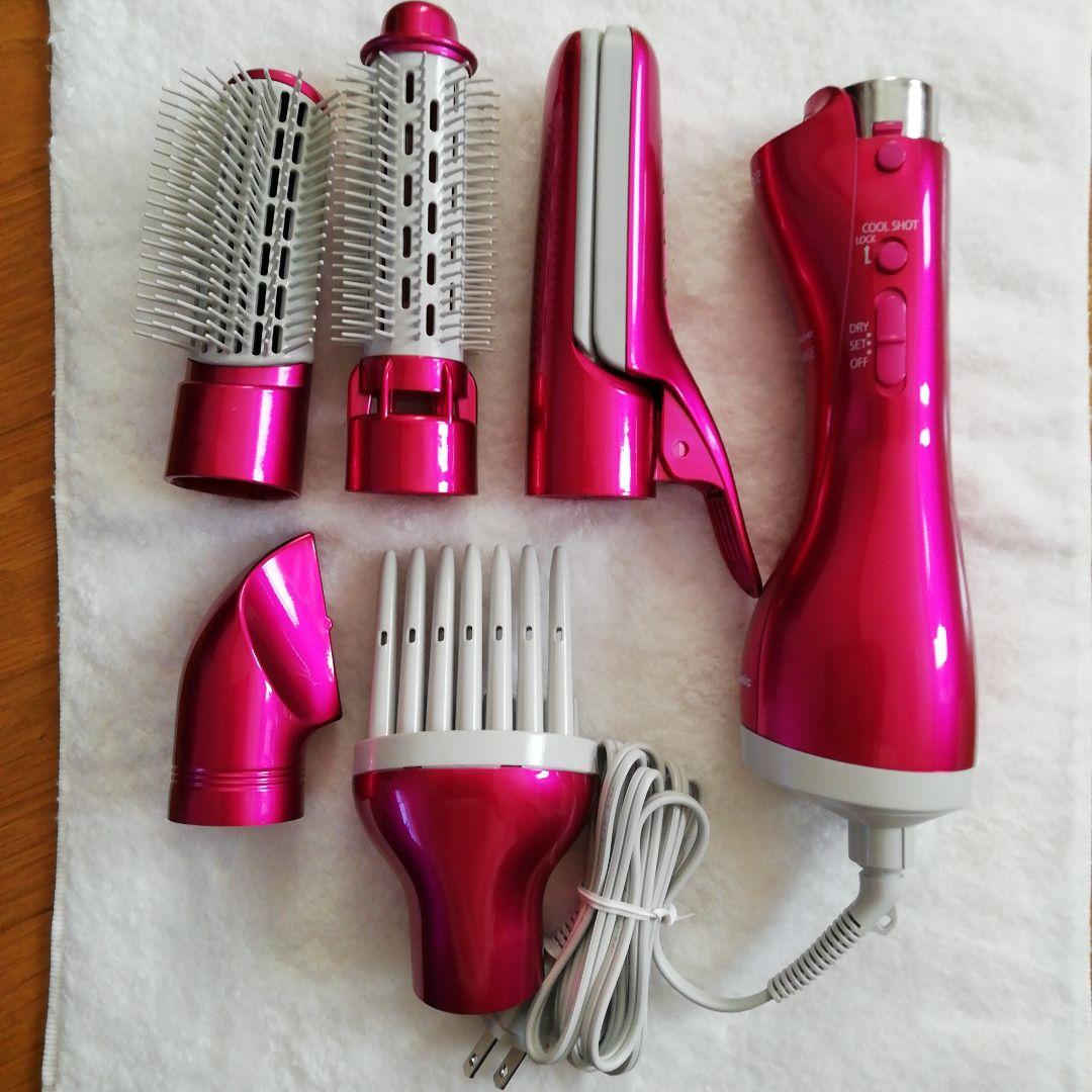 美品　パナソニック くるくるドライヤー ナノケア EH-KN9B-VP