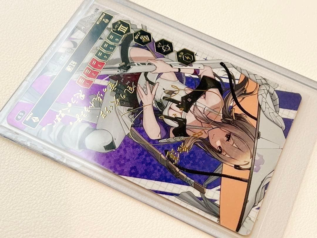 NIKKE DUEL ENCOUNTER 箔押しサインカード 紅蓮