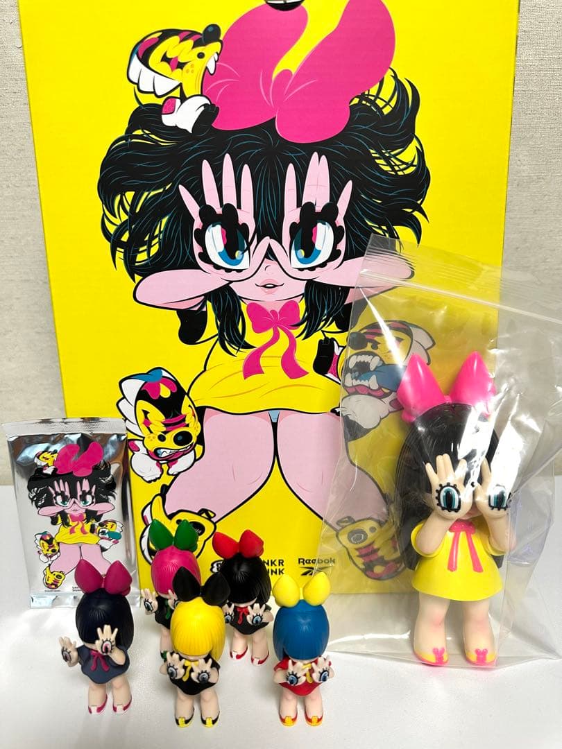 Reebok GRAPE BRAIN 27.0 にぎるちゃんソフビ　フィギュア