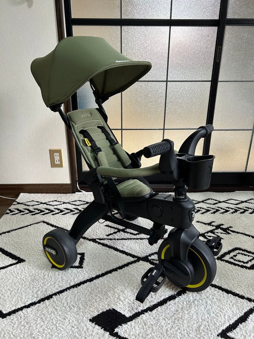 Liki Trike 折りたたみ式三輪車 オリーブグリーン