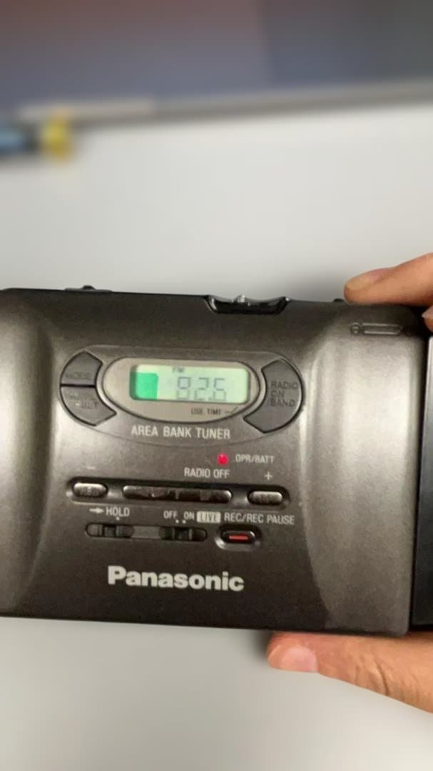 Panasonic RQ-S90F カセットプレーヤー ラジオ・録音機能付き