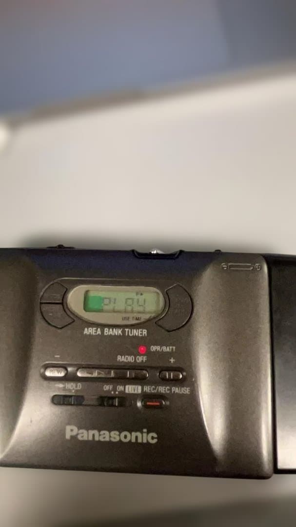 Panasonic RQ-S90F カセットプレーヤー ラジオ・録音機能付き