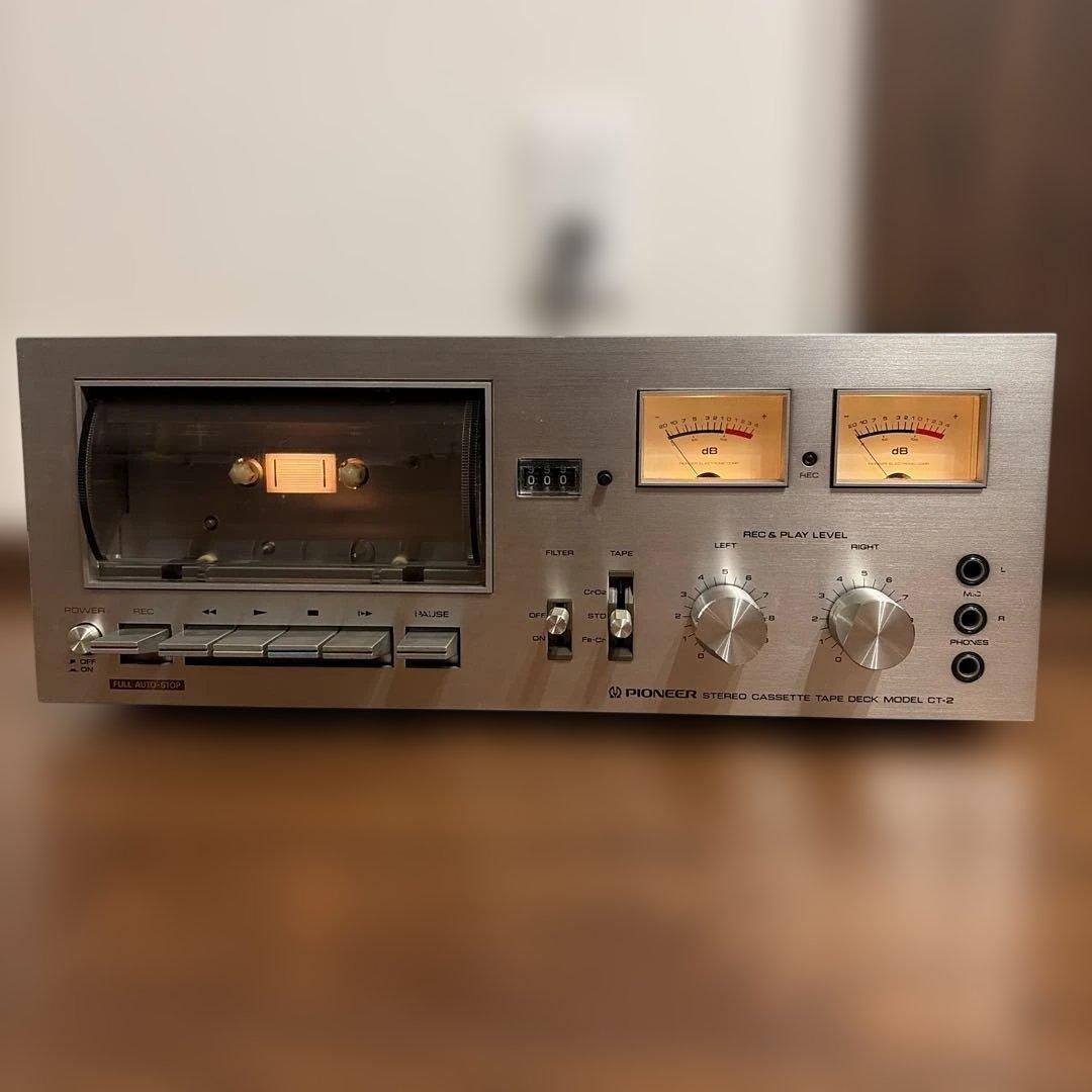 pioneer パイオニア CT-2 ステレオ テープ カセット デッキ 美品