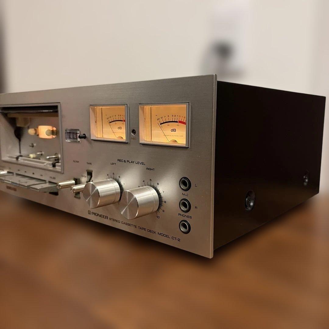 pioneer パイオニア CT-2 ステレオ テープ カセット デッキ 美品