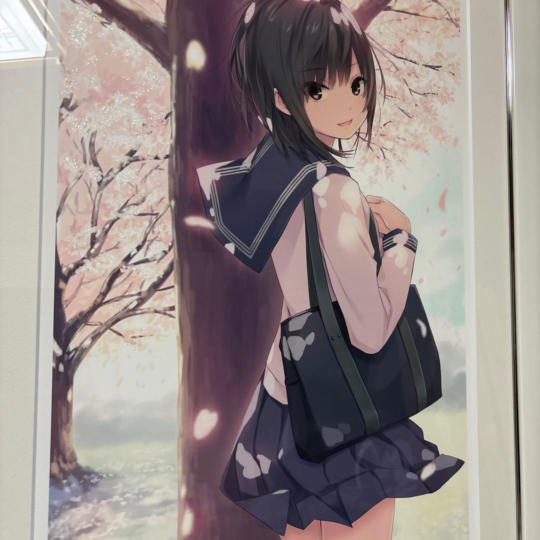 珈琲貴族先生　版画　青山さん　限定生産品　サイン入り