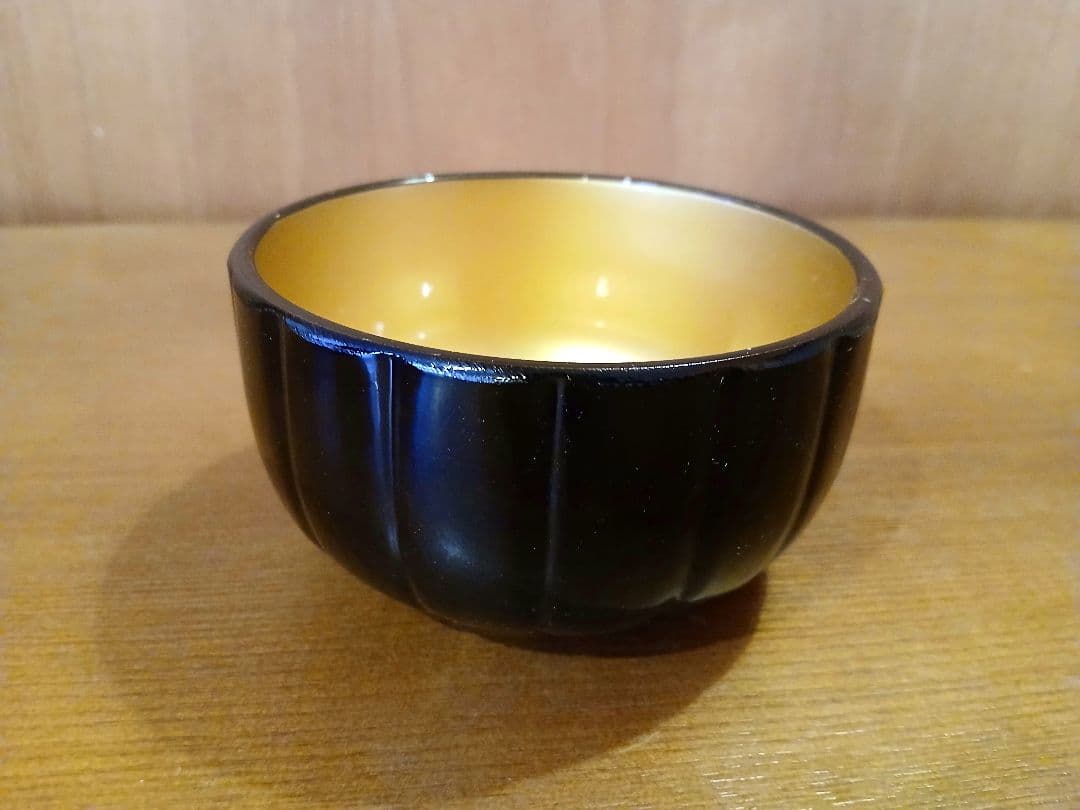 未使用　加賀金箔　小鉢揃　5客セット　合成漆器