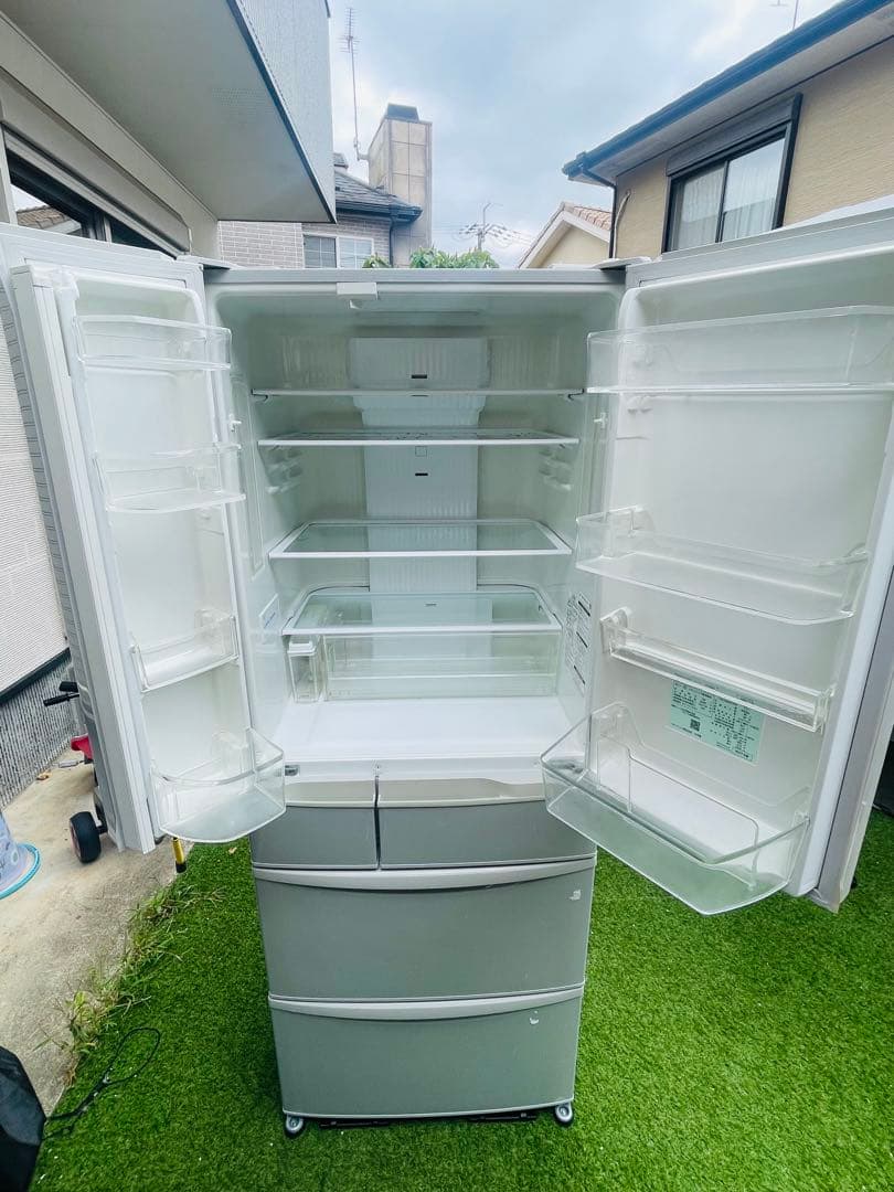 シルバー冷蔵庫 4段棚 中型　451L 2017年製