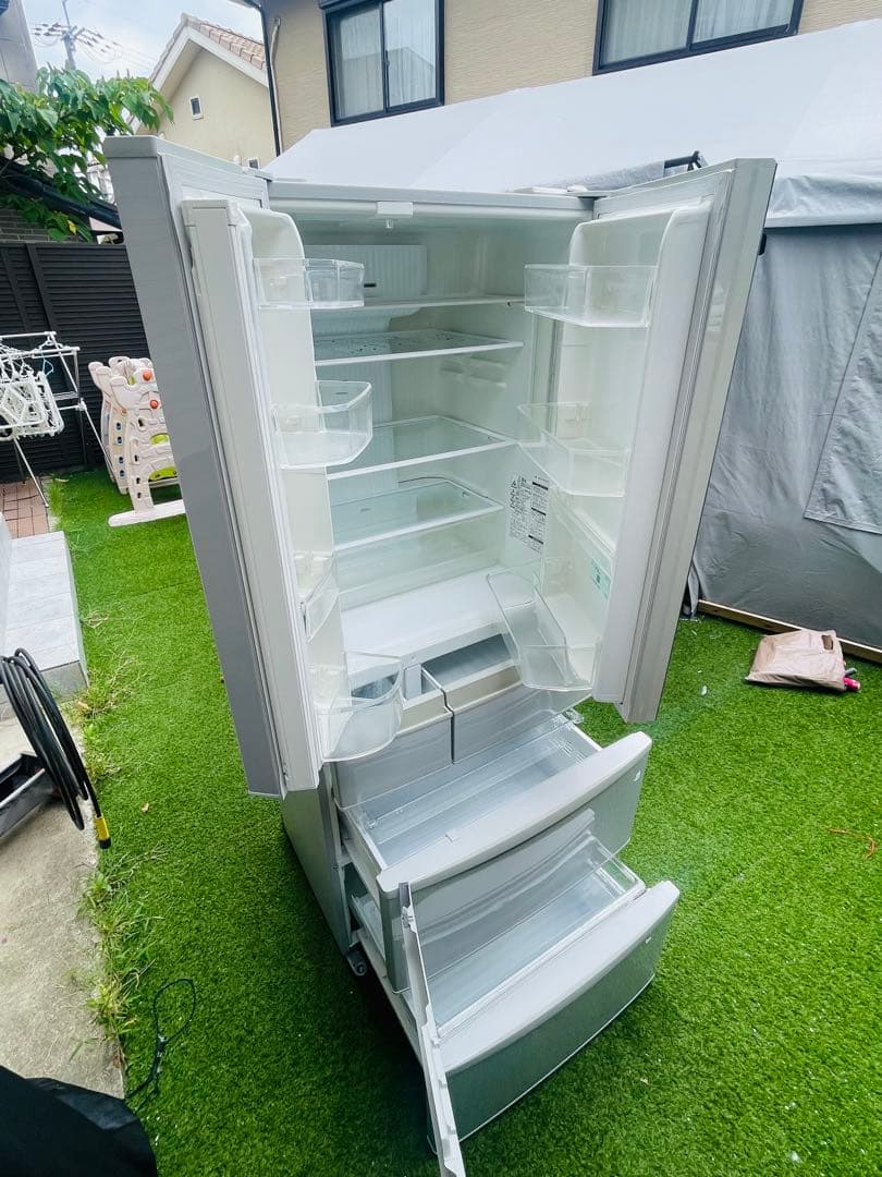 シルバー冷蔵庫 4段棚 中型　451L 2017年製