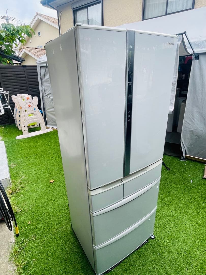 シルバー冷蔵庫 4段棚 中型　451L 2017年製