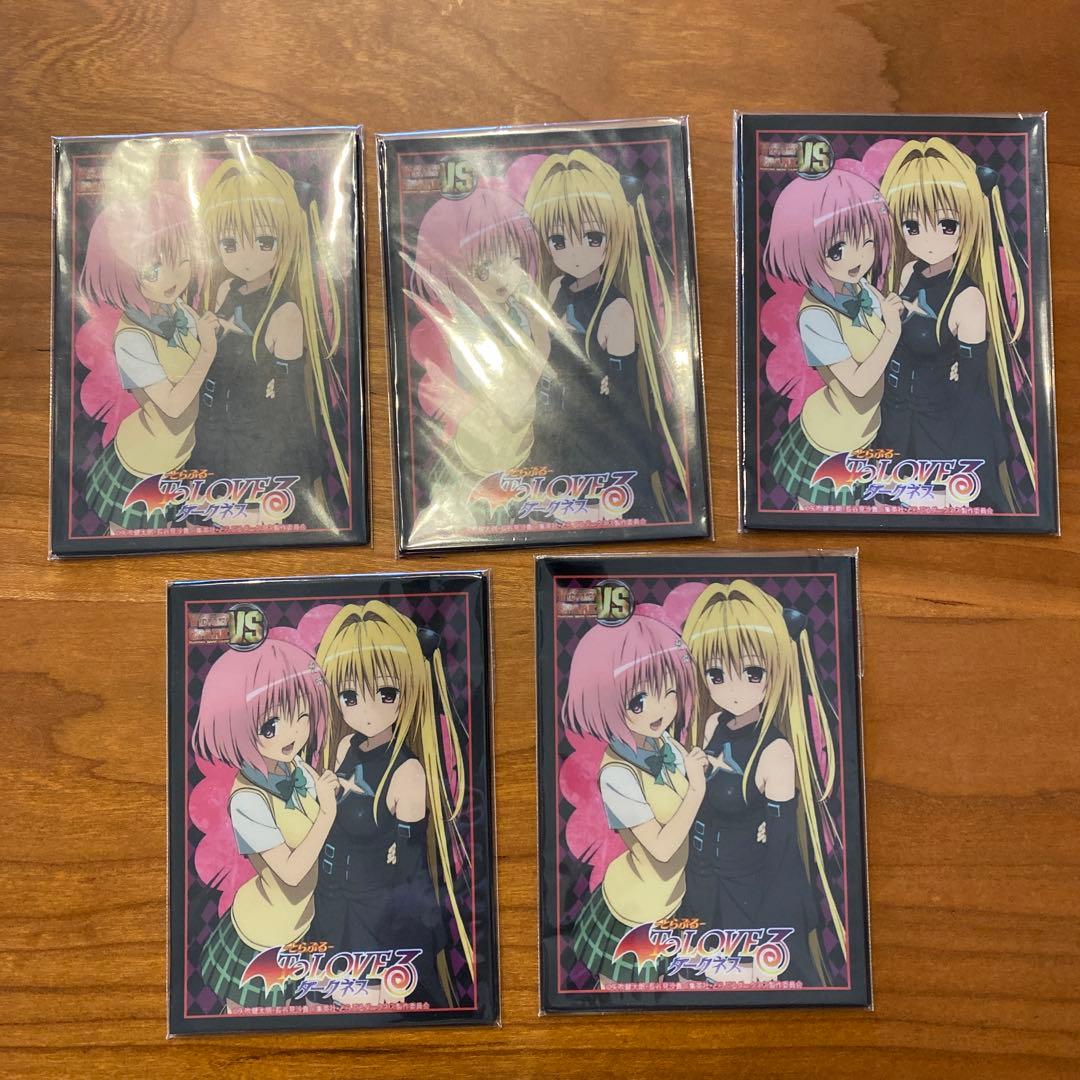 ToLOVEる　モモ　ヤミ　スリーブ　金銀　限定　ヴィクトリースパーク