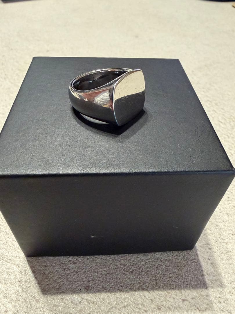 TOMWOOD シルバー スクエアリング