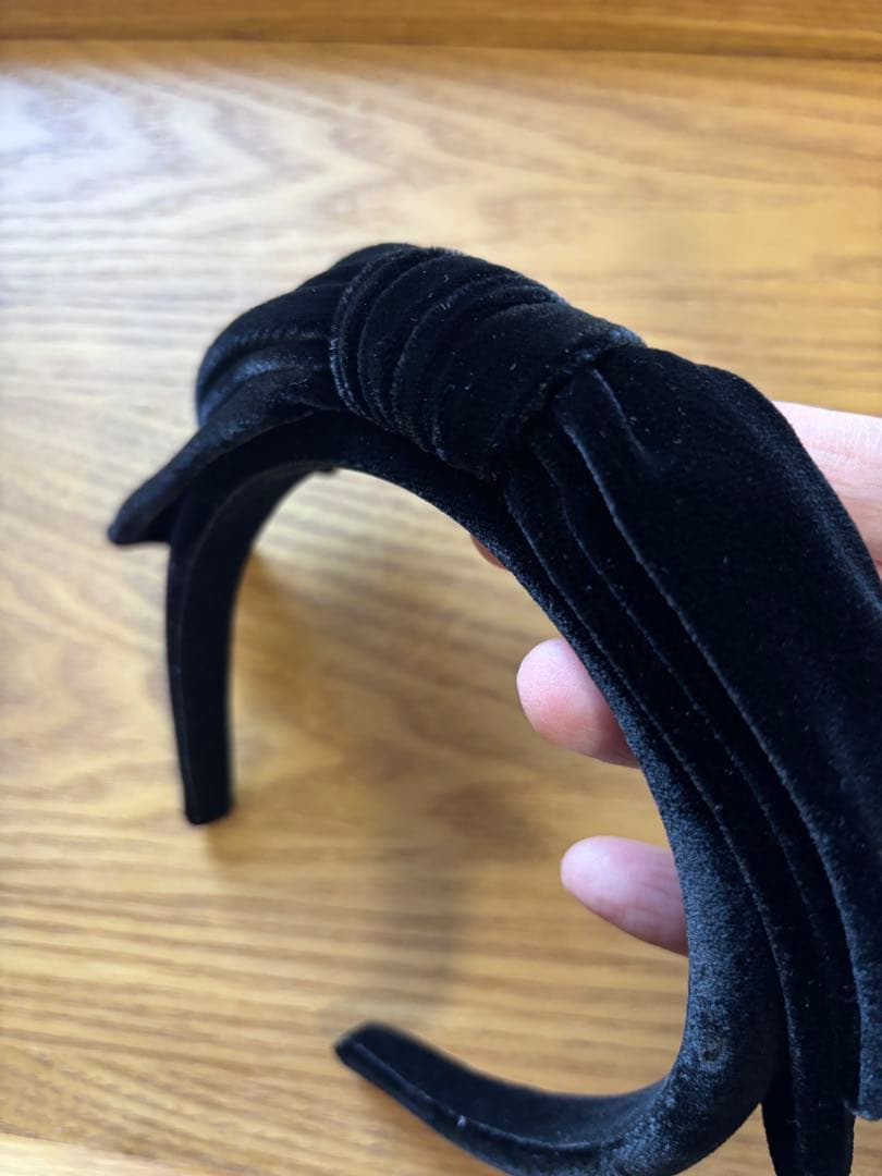 ALEXANDRE DE PARIS ベルベット ヘアバンド