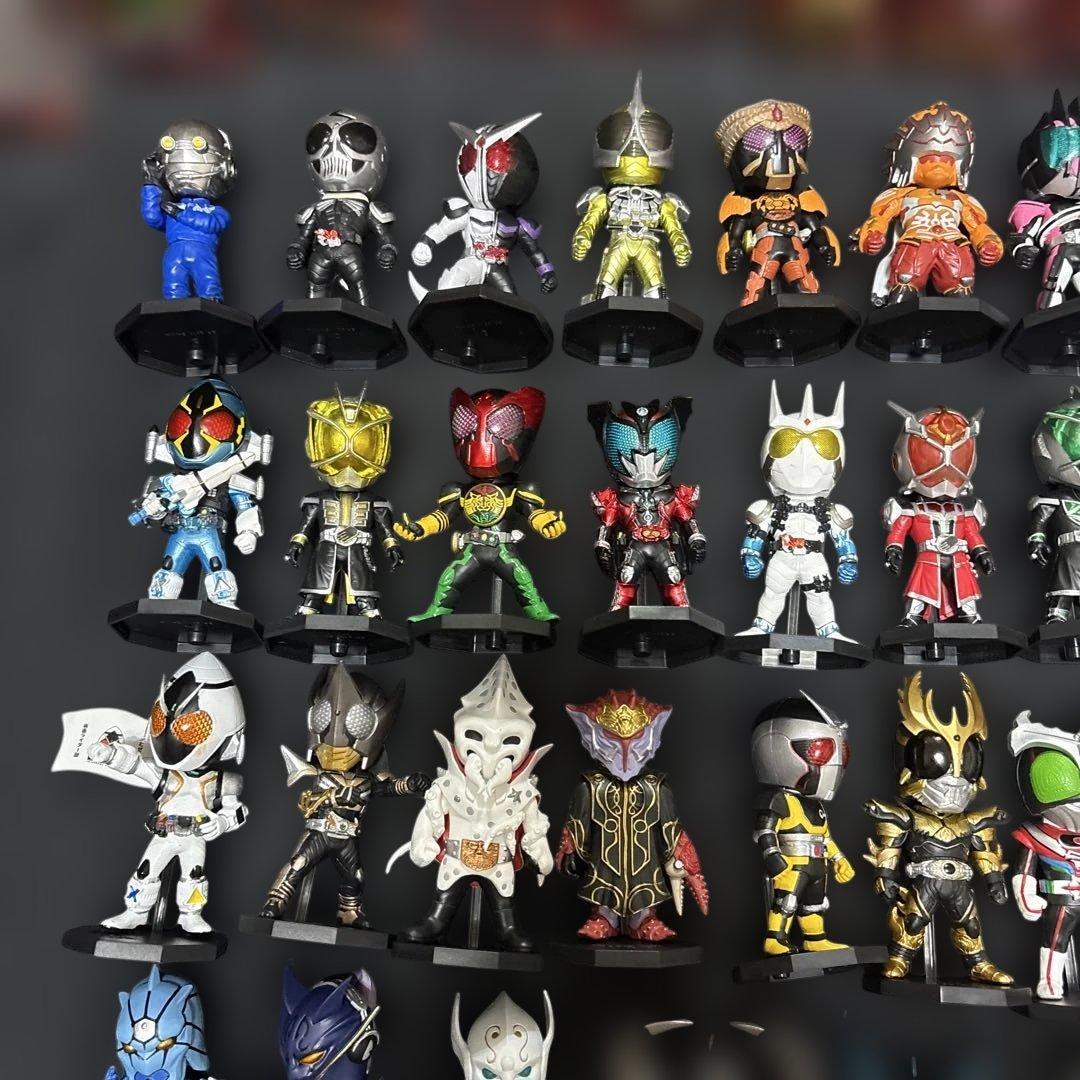 か*ゅ様 仮面ライダー　ワールドコレクタブルフィギュア70体セット