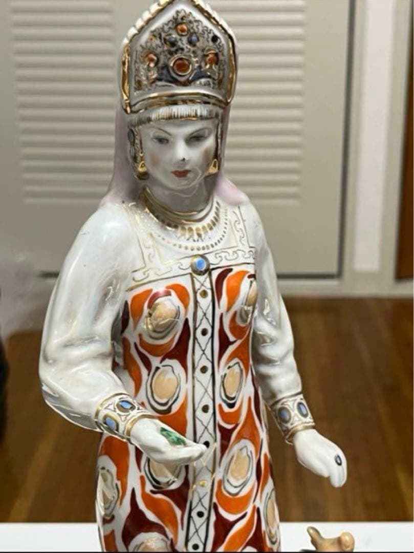 デュレボ ソ連 ロシア ソビエト　磁器置物 時代品　唐物