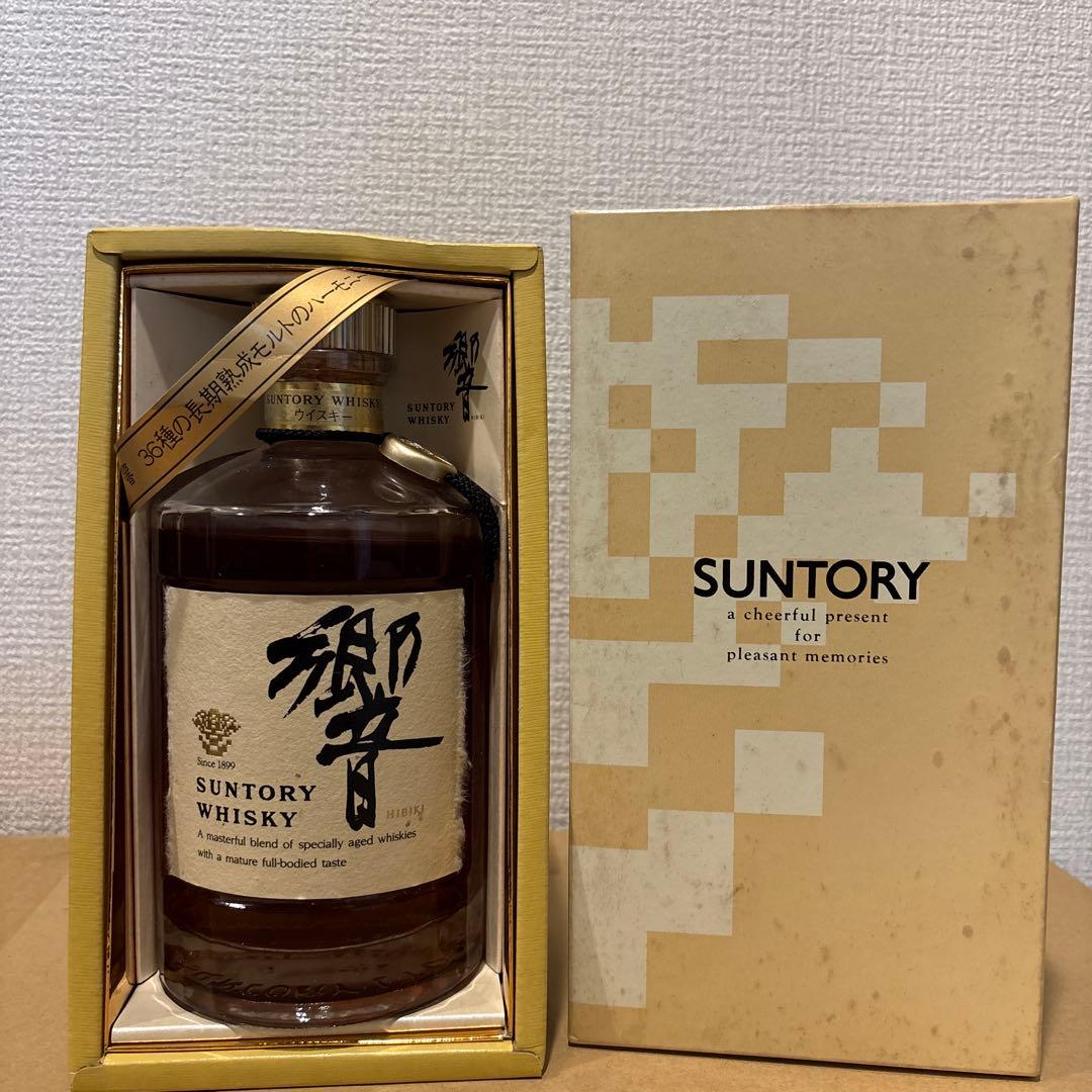 サントリーウイスキー響　裏ゴールドラベル　箱付き　未開封（27）