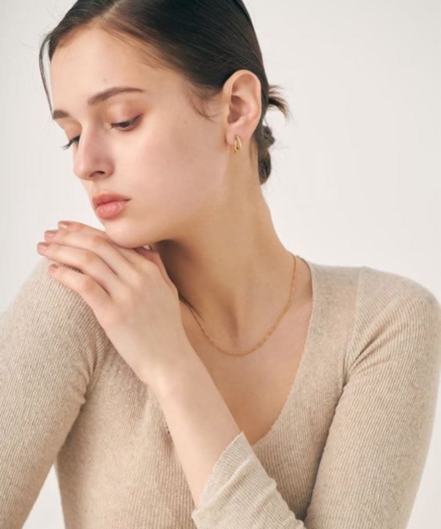 【新品未使用】ete ビジュー ハグピアス